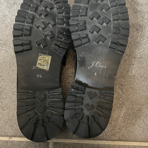 J crew Winona lug-sole penny loafers in spazzolato leather women’s Sz 8.5 - Picture 6 of 11